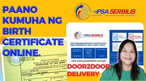 psa serbilis delivery time|PSA Birth Certificate Online Delivery Service.